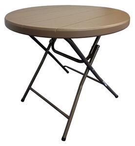 TENTino Kaviarenský stolík nízky 80 cm - IMITÁCIA DREVA