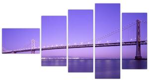 Obraz dlhého mosta (Obraz 110x60cm)