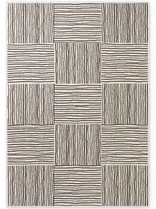 Ted Baker , Kusový koberec Haringey 106372 Black White, 120x170, čiernobiela, chodba / predsieň