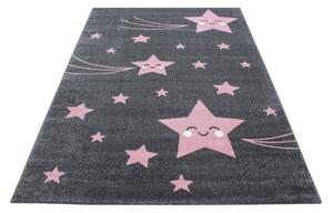 DETSKÝ KOBEREC, 80/150 cm sivá, pink Ben'n'jen - Online Only bytové doplnky, Online Only