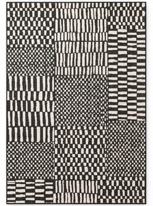Ted Baker , Kusový koberec Haringey 106374 Black White, 200x300, čiernobiela, chodba / predsieň