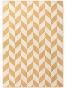 Ted Baker, Kusový koberec Ted Baker Haringey 106380 Yellow White, 80x200, žltá, chodba / predsieň