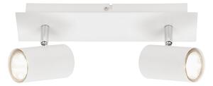 Briloner 2857-026 - Bodové svietidlo SPOT 2xGU10/40W/230V biela