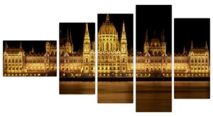 Budova parlamentu - Budapešť (Obraz 110x60cm)