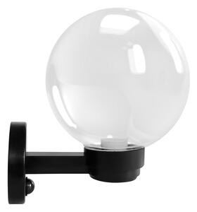 Brilagi - Vonkajšie nástenné svietidlo so senzorom HARBOR 1xE27/40W/230V IP33 čierna/biela