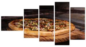 Obraz pizza - obraz do kuchyne (Obraz 110x60cm)