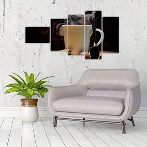 Obraz do kuchyne - šálku s kávou (Obraz 110x60cm)