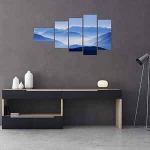 Modré hory - obrazy na stenu (Obraz 110x60cm)