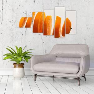 Moderný obraz - dieliky pomaranča (Obraz 110x60cm)