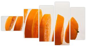Moderný obraz - dieliky pomaranča (Obraz 110x60cm)