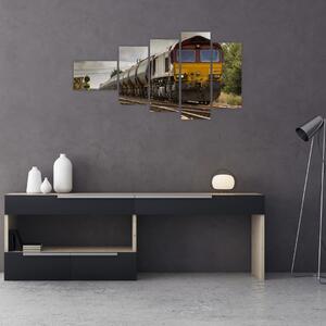 Obraz - idúci vlak (Obraz 110x60cm)