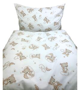 Zdravsi-spanok Posteľná obliečka Teddy 90x130/45x65cm