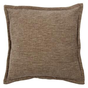 Vankúš z krčeného zamatu Crinkled velvet taupe – 45*45*6 cm - Mars & More