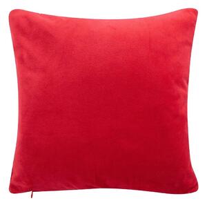 Červený vianočný dekoračný vankúš sob Rudolf – 40*40*7 cm - Mars & More