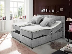 BOXSPRINGOVÁ POSTEĽ, 180/200 cm, svetlosivá MID.YOU - Online Only spálne, Online Only