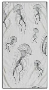 DecoKing Plážová osuška Jellyfish, 90 x 180 cm