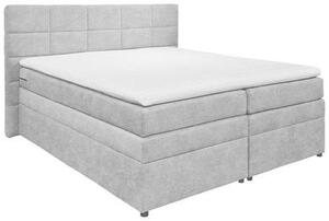 BOXSPRINGOVÁ POSTEĽ, 180/200 cm, strieborná MID.YOU - Online Only spálne, Online Only
