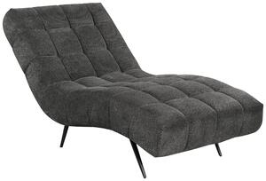 RELAXAČNÉ LEŽADLO, textil, tmavosivá MID.YOU - Kreslá, Online Only