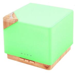 GoldSun Aroma Difuzér Cube 700ml osviežovač a zvlhčovač vzduchu - Svetlé drevo