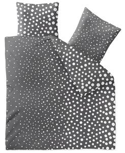 Obliečky z renforcé bavlny TIARA sivá Rozmer obliečky: 2 ks 80 x 80 cm | 200 x 200 cm