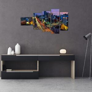 Obraz mesta v pohybe (Obraz 110x60cm)