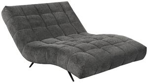 RELAXAČNÉ LEŽADLO, textil, tmavosivá MID.YOU - Kreslá, Online Only