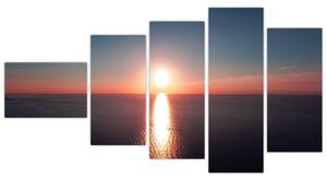 Obraz zapadajúceho slnka (Obraz 110x60cm)
