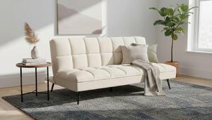 ROZKLADACIA POHOVKA, textil, krémová MID.YOU - Sedačky, Online Only