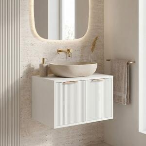 Kúpeľňová skrinka pod umývadlo Rea Core 60cm White