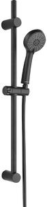 Kuchinox Cento, sprchový stĺp 70 cm s ručnou sprchovou hlavicou, čierna matná, LAV-NKC_71A1