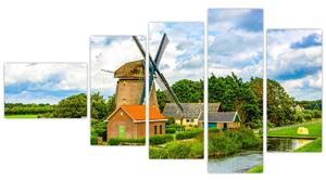 Obraz veterného mlyna (Obraz 110x60cm)