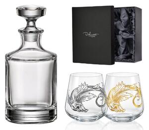 Dekorant Darčekový set na whisky a rum Dragon 1+2