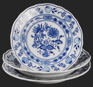 Sada tanierov pre 6os. Originál cibuľový porcelán Dubí