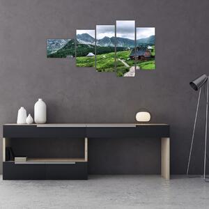 Údolie hôr - obraz (Obraz 110x60cm)