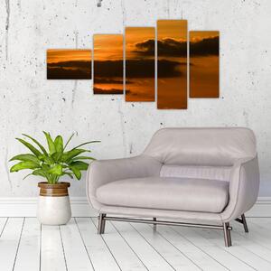 Západ slnka - moderné obrazy (Obraz 110x60cm)