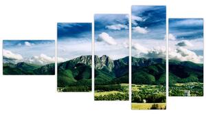 Horský výhľad - moderné obrazy (Obraz 110x60cm)