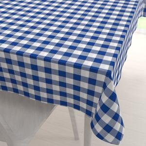 Biante Dekoračný obdĺžnikový obrus Rebeka RE-007 Modro-biela kocka veľká 120x200 cm