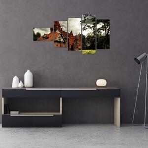 Tehlový dom - obraz (Obraz 110x60cm)