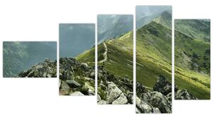 Hrebeň hôr - moderné obrazy (Obraz 110x60cm)