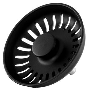Gamma Gamma, sitko do drezu s prepadom 115mm, čierna matná, GMA-1S115BK