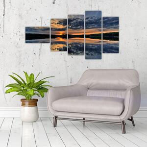 Západ slnka - obraz do bytu (Obraz 110x60cm)