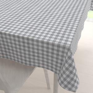 Biante Dekoračný obdĺžnikový obrus Rebeka RE-019 Sivo-biela kocka stredná 100x160 cm