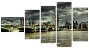 Londýnsky Big Ben - obrazy (Obraz 110x60cm)