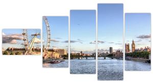 Londýnske oko (London eye) - obraz do bytu (Obraz 110x60cm)