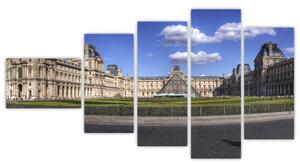 Múzeum Louvre - obraz (Obraz 110x60cm)
