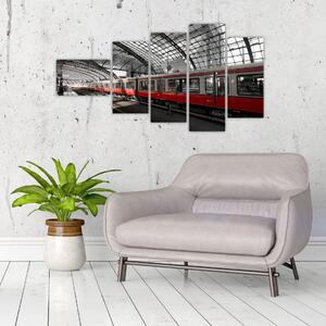 Obraz vlakovej stanice (Obraz 110x60cm)