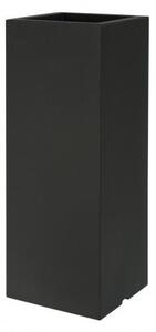 Dekoratívny kvetináč TOWER Dolomite 70 x 25 x 25 cm – antracitová farba