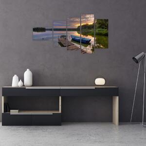 Obraz jazera (Obraz 110x60cm)