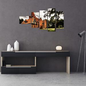 Tehlový dom - obraz (Obraz 110x60cm)