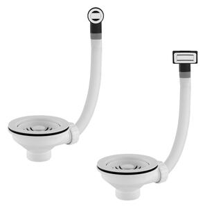 Gamma Gamma, sitko do drezu s prepadom 115mm, biela, GMA-1S115WH